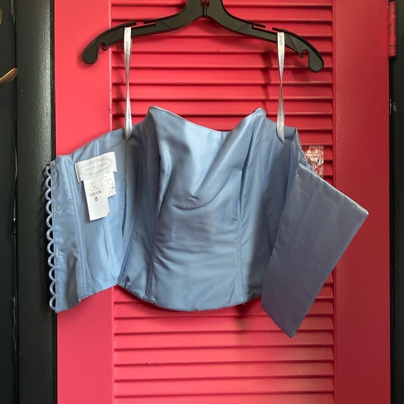 ALFRED ANGELO LACE UP CORSET BUSTIER TOP SIZE 8 NWT - Picture 10 of 15